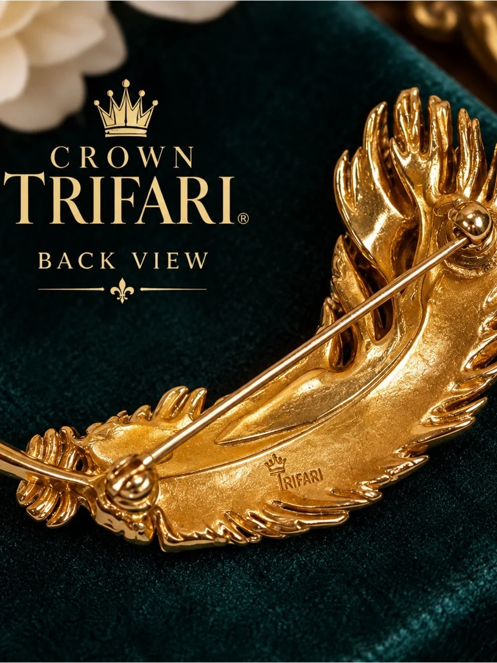Trifari elegant crown